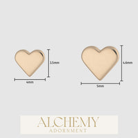 Alchemy Adornment - 14k Gold - Heart end
