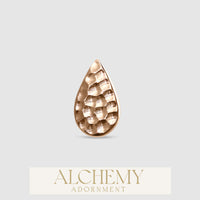 Alchemy Adornment - 14k Gold - Teardrop end
