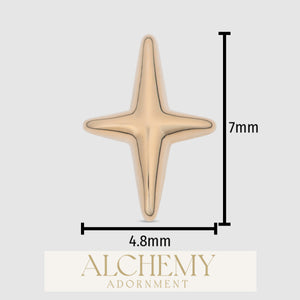 Alchemy Adornment - 14k Gold - Sparkle end