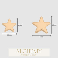 Alchemy Adornment - 14k Gold - Star end