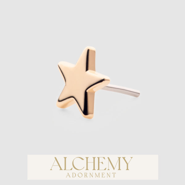 Alchemy Adornment - 14k Gold - Star end