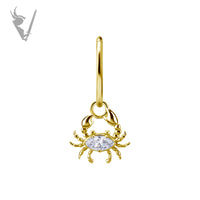 Valkyrie - CoCR/gold PVD - Crab - Cz