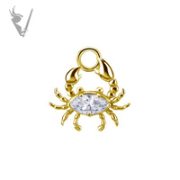 Valkyrie - CoCR/gold PVD - Crab - Cz