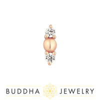 Buddha Jewelry Organics - Crushing - CZ - Threadless End
