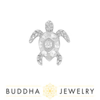 Buddha Jewelry Organics - Honu White Sapphire - Threadless End