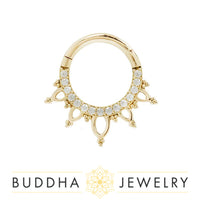 Buddha Jewelry Organics - Indra - 14k clicker - Threadless End