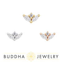 Buddha Jewelry Organics - Pur - CZ - Threadless End