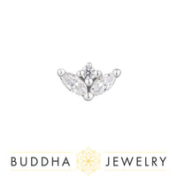 Buddha Jewelry Organics - Pur - CZ - Threadless End