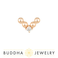 Buddha Jewelry Organics - Voodoo - CZ - Threadless End
