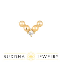 Buddha Jewelry Organics - Voodoo - CZ - Threadless End