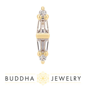 Buddha Jewelry Organics - Essential - Cz - Threadless End