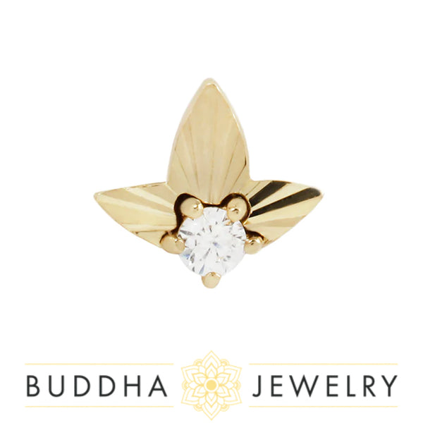 Buddha Jewelry Organics - Gratitude -  CZ - Threadless End