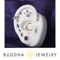 Buddha Jewelry Organics - Zuri - Marquise Amethyst - Threadless End