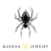 Buddha Jewelry Organics - Arachne - Black Spinel - Threadless End