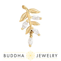 Buddha Jewelry Organics - Growth - CZ - Threadless End