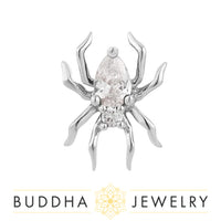 Buddha Jewelry Organics - Arachne - CZ - Threadless End