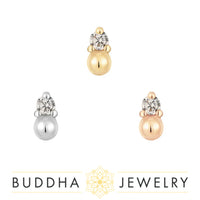 Buddha Jewelry Organics - Babe - Diamond - Threadless End