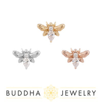 Buddha Jewelry Organics - Bee Chic - CZ - Threadless End
