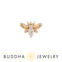 Buddha Jewelry Organics - Bee Chic - CZ - Threadless End