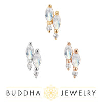 Buddha Jewelry Organics - Dreamland - Rainbow Moonstone - Threadless End