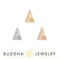 Buddha Jewelry Organics - Highlight - CZ - Threadless End
