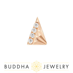 Buddha Jewelry Organics - Highlight - CZ - Threadless End