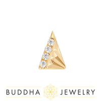 Buddha Jewelry Organics - Highlight - CZ - Threadless End
