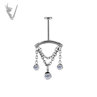 Valkyrie - CoCr PVD Titanium internally threaded attachment for vertical helix