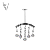 Valkyrie - CoCr PVD Titanium internally threaded attachment for vertical helix