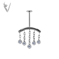 Valkyrie - CoCr PVD Titanium internally threaded attachment for vertical helix