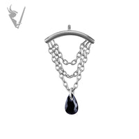 Valkyrie - CoCr PVD Titanium internally threaded attachment for vertical helix