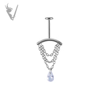 Valkyrie - CoCr PVD Titanium internally threaded attachment for vertical helix