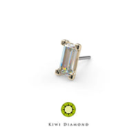 Kiwi Diamond - Low profile Baguette - threadless end