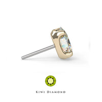 Kiwi Diamond - Low profile Oval - threadless end
