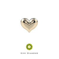 Kiwi Diamond - Puffy Heart - threadless end