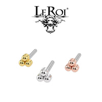 LeRoi - Tria - 14k Threadless End