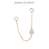 Buddha Jewelry Organics - Teardrop - CZ Chain