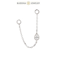 Buddha Jewelry Organics - Teardrop - CZ Chain