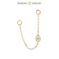 Buddha Jewelry Organics - Teardrop - CZ Chain