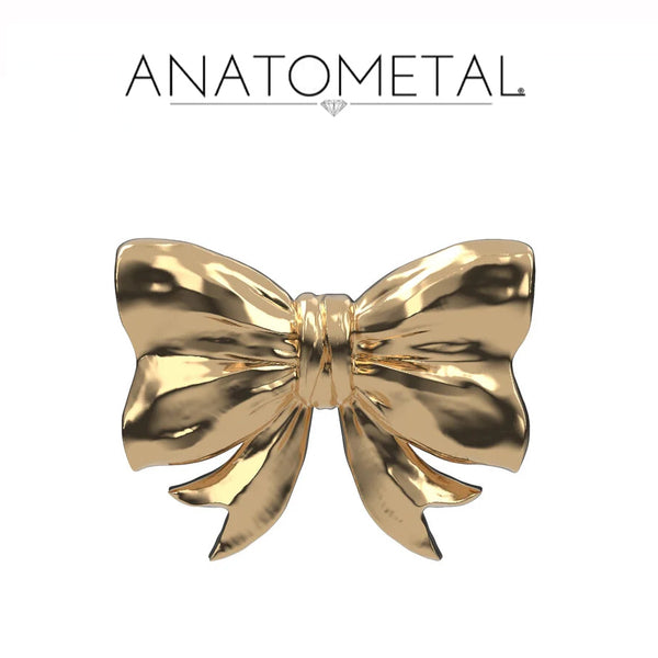 Anatometal - 18k Gold Threadless Lovelee Bow end