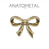 Anatometal - 18k Gold Threadless Lovelee Bow end

