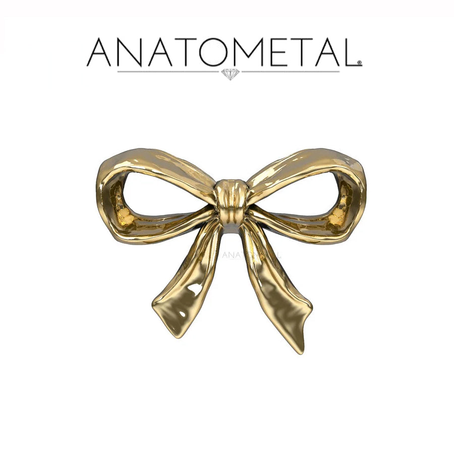 Anatometal - 18k Gold Threadless Lovelee Bow end