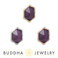 Buddha Jewelry Organics - Pump up the volume - Amethyst - Threadless End