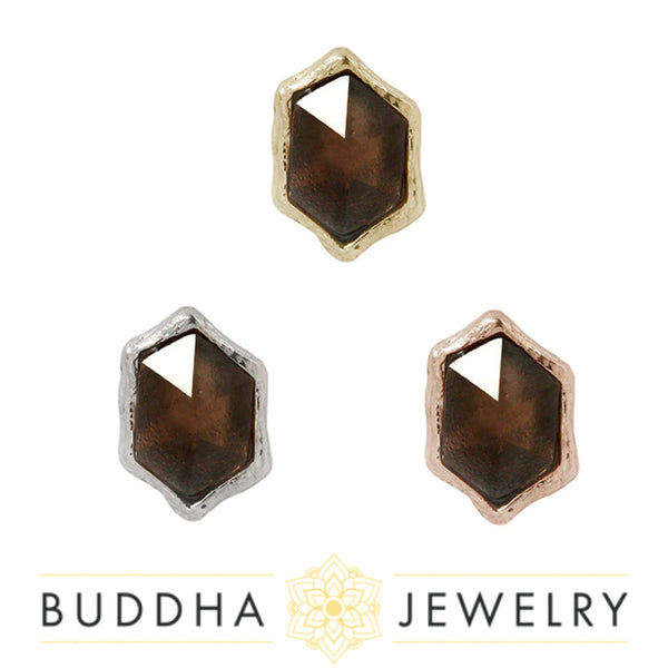 Buddha Jewelry Organics - Pump up the volume - Smokey Quartz - Threadless End