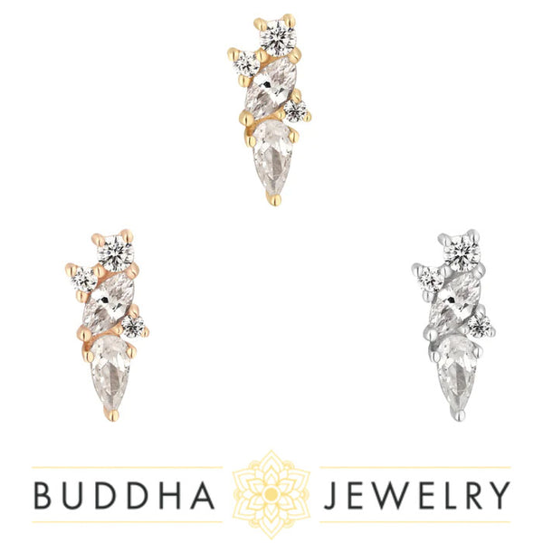 Buddha Jewelry Organics - Visionary - CZ - Threadless End