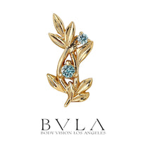 BVLA - 14k Gold - Jessamine Threaded  end