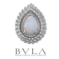 BVLA - 14k Gold - Tiny Afghan Pear - Threaded  end