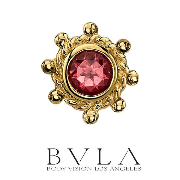 BVLA - 14k Gold - Indian Wheel - Threaded  end