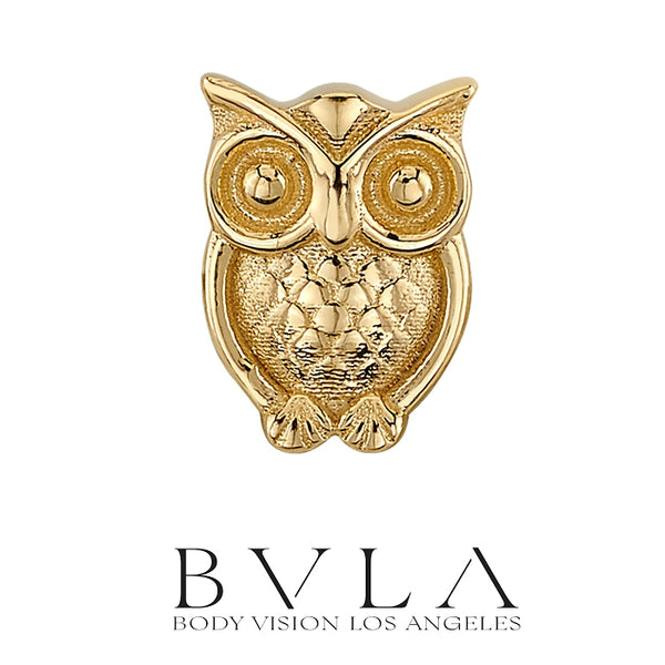 BVLA - 14k Gold - Owl Pacino - Threaded  end