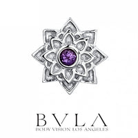 BVLA - 14k Gold - Sol Flower - Threaded  end